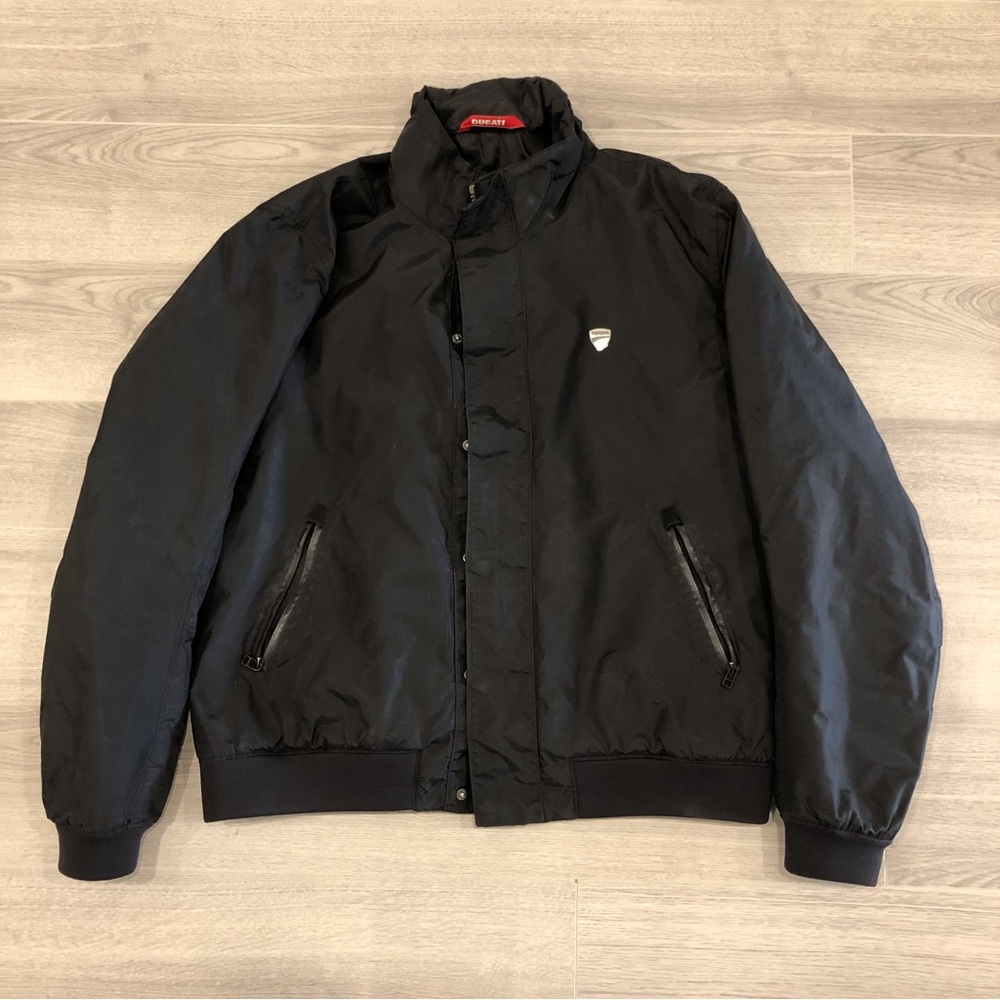 Men's Black Moto Jacket by Ducati